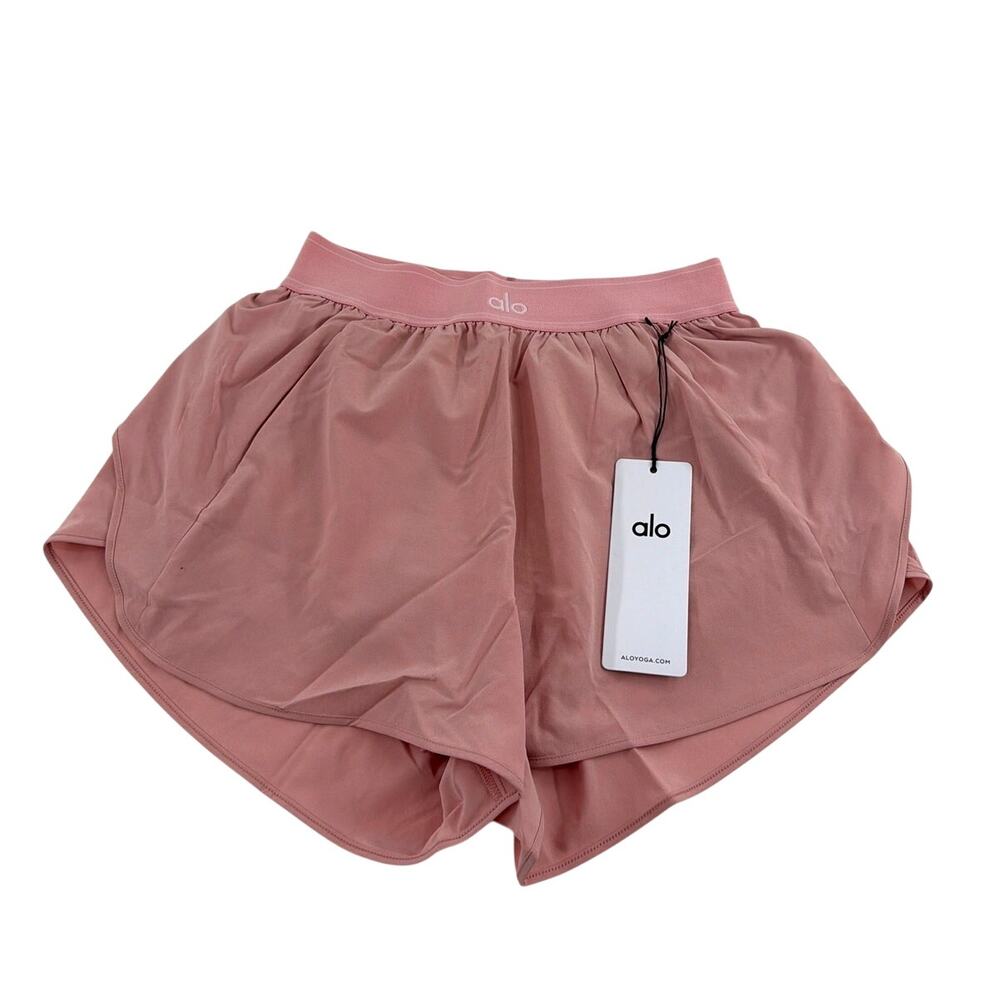 Alo Yoga Vintage Pink Match Point Short Size M - Picture 3 of 11